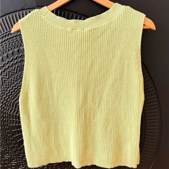 Only Light Green Ribbed Knit Top - Picture 4 of 4